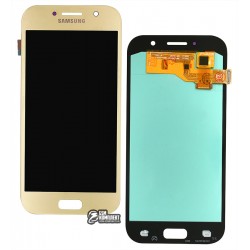 Дисплей для Samsung A520 Galaxy A5 (2017), A520F Galaxy A5 (2017), золотистый, с тачскрином, (OLED), High Copy Дисплей для Samsung A520 Galaxy A5 (2017), A520F Galaxy A5 (2017), золотистый, с тачскрином, (OLED), High Copy