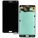 Дисплей для Samsung A700 Galaxy A7, A700F Galaxy A7, A700H Galaxy A7, синій, з тачскріном, оригінал (переклеєне скло)