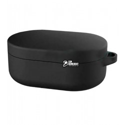 Чехол для Xiaomi AirDots, Redmi AirDots, силиконовый, черный