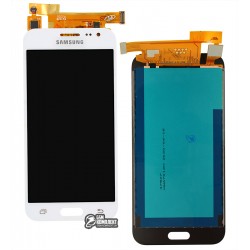Дисплей Samsung J200 Galaxy J2, белый, с сенсорным экраном (дисплейный модуль), с регулировкой яркости, (TFT), Сopy