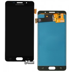 Дисплей Samsung A510 Galaxy A5 (2016), черный, с сенсорным экраном (дисплейный модуль), с регулировкой яркости, (TFT), Сopy Дисплей Samsung A510 Galaxy A5 (2016), черный, с сенсорным экраном (дисплейный модуль), с регулировкой яркости, (TFT), Сopy