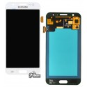 Дисплей для Samsung J500F/DS Galaxy J5, J500H/DS Galaxy J5, J500M/DS Galaxy J5, белый, с сенсорным экраном (дисплейный модуль), (OLED), High quality