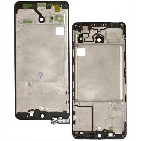 Рамка крепления дисплея для Samsung A415 Galaxy A41, черный