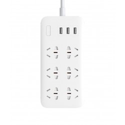 Удлинитель Xiaomi CXB6 - на 6 универсальных розеток и 3 USB