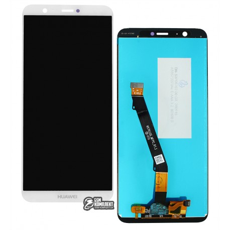Дисплей Huawei Enjoy 7s, P Smart, белый, с сенсорным экраном (дисплейный модуль), High Copy, FIG-L31/FIG-LX1