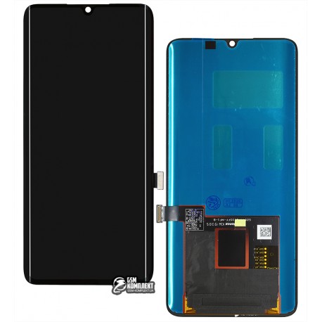 Дисплей Xiaomi Mi Note 10, Mi Note 10 Pro, черный, с сенсорным экраном (дисплейный модуль), High Copy