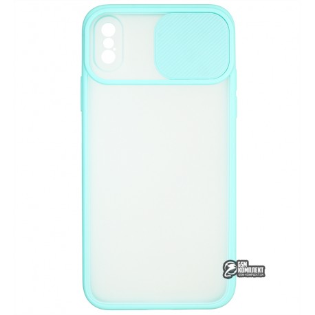Чехол для Apple iPhone X/Xs, Camera Protect Matte case, силикон-пластик