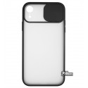 Чохол для iPhone Xr, Camera Protect Matte case, силікон-пластик