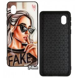 Чехол для Samsung A013 Galaxy A01 Core (2020), Ladies Fake Prism, пластик-силикон Чехол для Samsung A013 Galaxy A01 Core (2020), Ladies Fake Prism, пластик-силикон