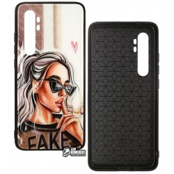 Чехол для Xiaomi Mi Note 10 Lite, Ladies Fake Prism, пластик-силикон Чехол для Xiaomi Mi Note 10 Lite, Ladies Fake Prism, пластик-силикон