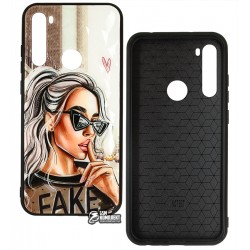 Чехол для Xiaomi Redmi Note 8t, Ladies Fake Prism, пластик-силикон