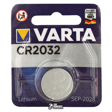Батарейка Varta CR2032 Lithium 1шт.
