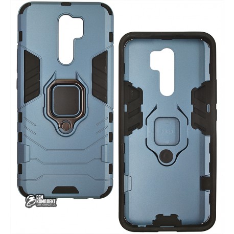 Чехол для Xiaomi Redmi 9, Protective, силиконовый, темно-серый Чехол для Xiaomi Redmi 9, Protective, силиконовый, темно-серый