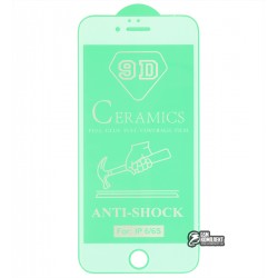 Захисне оргскло для iPhone 6, iPhone 6s, Ceramica, з фаскою, біле Захисне оргскло для iPhone 6, iPhone 6s, Ceramica, з фаскою, біле