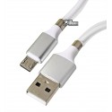 Кабель Micro-USB - USB, Supercalla, с магнитным органайзером, 1 метр, белый