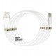 Кабель Type-C - USB, Metal Magnetic Supercalla, магнитный, 1 метр, белый