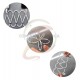 Кабель Type-C - USB, Metal Magnetic Supercalla, магнитный, 1 метр, белый