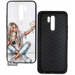 Чехол для Xiaomi Redmi 9, Ladies Selfie Prism, пластик-силикон