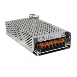 Блок живлення S-180-12, 12V 15A, стабілізований імпульсний адаптер, металевий корпус