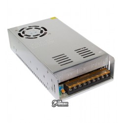 Блок живлення S-600-12, 12V 50A, стабілізований імпульсний адаптер, металевий корпус