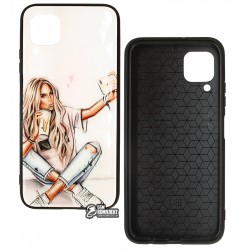 Чехол для Huawei P40 Lite E, Y7 Plus, Ladies Selfie Prism, пластик-силикон