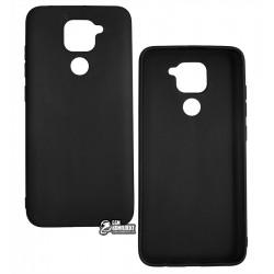 Чехол для Xiaomi Redmi 10X (4G), Matt, матовый силикон, черный