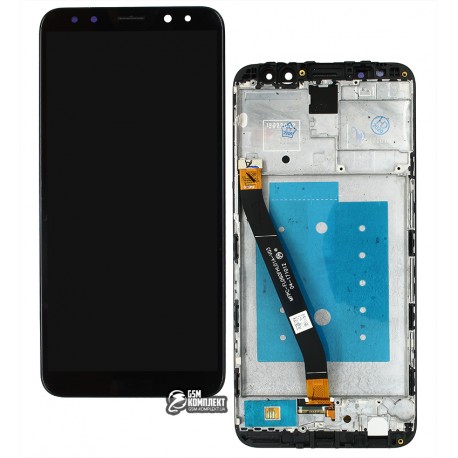 Дисплей Huawei Honor 9i (2017), Mate 10 Lite, чорний, з тачскріном, з рамкою, High Copy, RNE-L01 / RNE-L21