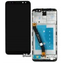 Дисплей для Huawei Honor 9i (2017), Mate 10 Lite, черный, с тачскрином, с рамкой, High quality, RNE-L01/RNE-L21