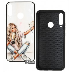 Чехол для Huawei P40 Lite, Ladies Selfie Prism, пластик-силикон Чехол для Huawei P40 Lite, Ladies Selfie Prism, пластик-силикон