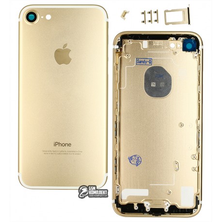 Корпус для Apple iPhone 7, золотистий