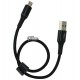 Кабель Micro-USB - USB, Baseus Halo Data, 1 метр, 2.4A, черный