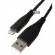 Кабель Lightning - USB, Tronsmart MFi, для iPhone 5/6/7, круглий, 1,2 метра, силіконовий