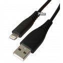 Кабель Lightning - USB, Tronsmart MFi, для iPhone 5/6/7, круглий, 1,2 метра, силіконовий