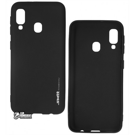 Чехол для Samsung A202 Galaxy A20e, Smtt, силиконовый, черный Чехол для Samsung A202 Galaxy A20e, Smtt, силиконовый, черный