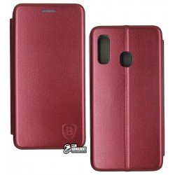 Чехол для Samsung A202 Galaxy A20e, Baseus, книжка, бордовый