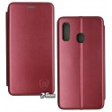 Чехол для Samsung A202 Galaxy A20e, Baseus, книжка, бордовый