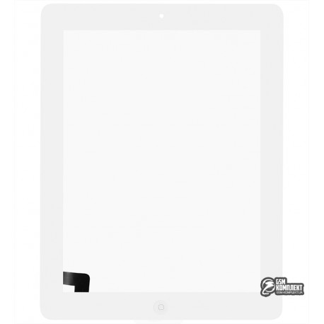Тачскрин для планшетов Apple iPad 2, с кнопкой HOME, белый