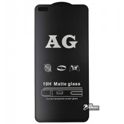 Закаленное защитное стекло для Huawei P40 Lite E (2020), 0,26 mm 9H, 2.5D, Full Glue, черное, матовое