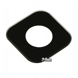 Скло камери для Samsung A600F Dual Galaxy A6 (2018), чорний колір