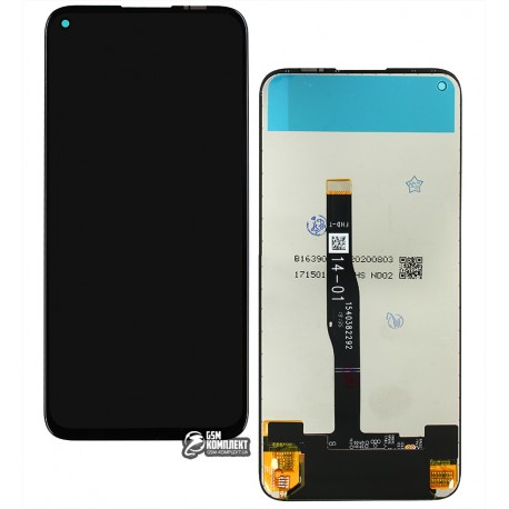 Дисплей Huawei P40 Lite, черный, с тачскрином, (версия 4G), High Copy, JNY-L21A/JNY-L01A/JNY-L21B/JNY-L22A/JNY-L02A/JNY-L22B