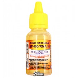 Флюс SF-RO/RMA-31 безотмывочный, канифольный 30мл