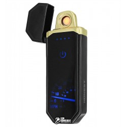 Запальничка USB HL-98, електрична, зі спіраллю, чорна