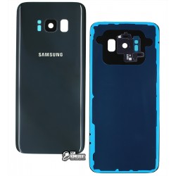 Задня панель корпусу для Samsung G950F Galaxy S8, G950FD Galaxy S8, фіолетова, сірий колір, зі склом камери, повна збірка, оригінал (PRC), orchid gray