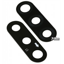 Скло камери Samsung A207F / DS Galaxy A20s (2019), чорний колір