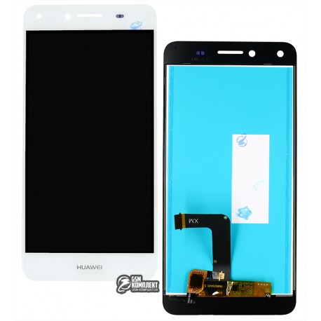 Дисплей Huawei Y5 II, белый, с тачскрином, grade B, копия, (CUN-U29/CUN-L21)