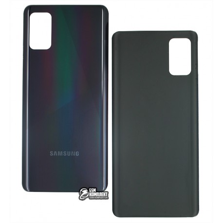 Задняя панель корпуса для Samsung A415 Galaxy A41, черный, Prism Crush Black