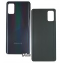 Задняя панель корпуса для Samsung A415 Galaxy A41, черный, Prism Crush Black