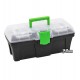 Ящик для инструментов с органайзером Virok "Green box 15" 398 x 200 x 186мм
