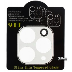 Загартоване захисне скло на камеру для iPhone 11 Pro, iPhone 11 Pro Max, 2,5D, Full Glue, прозоре Загартоване захисне скло на камеру для iPhone 11 Pro, iPhone 11 Pro Max, 2,5D, Full Glue, прозоре