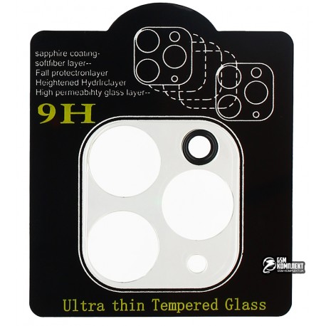 Закаленное защитное стекло на камеру для iPhone 11 Pro, iPhone 11 Pro Max, 2,5D, Full Glue, прозрачное